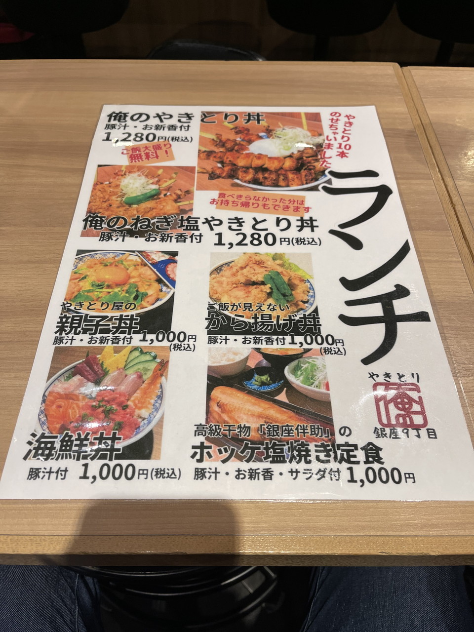 やきとり丼1280円 俺のやりとり 銀座 見た目のインパクトだけだった メサイア ワークス